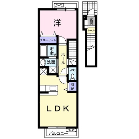 東松阪駅 徒歩3分 2階の物件間取画像